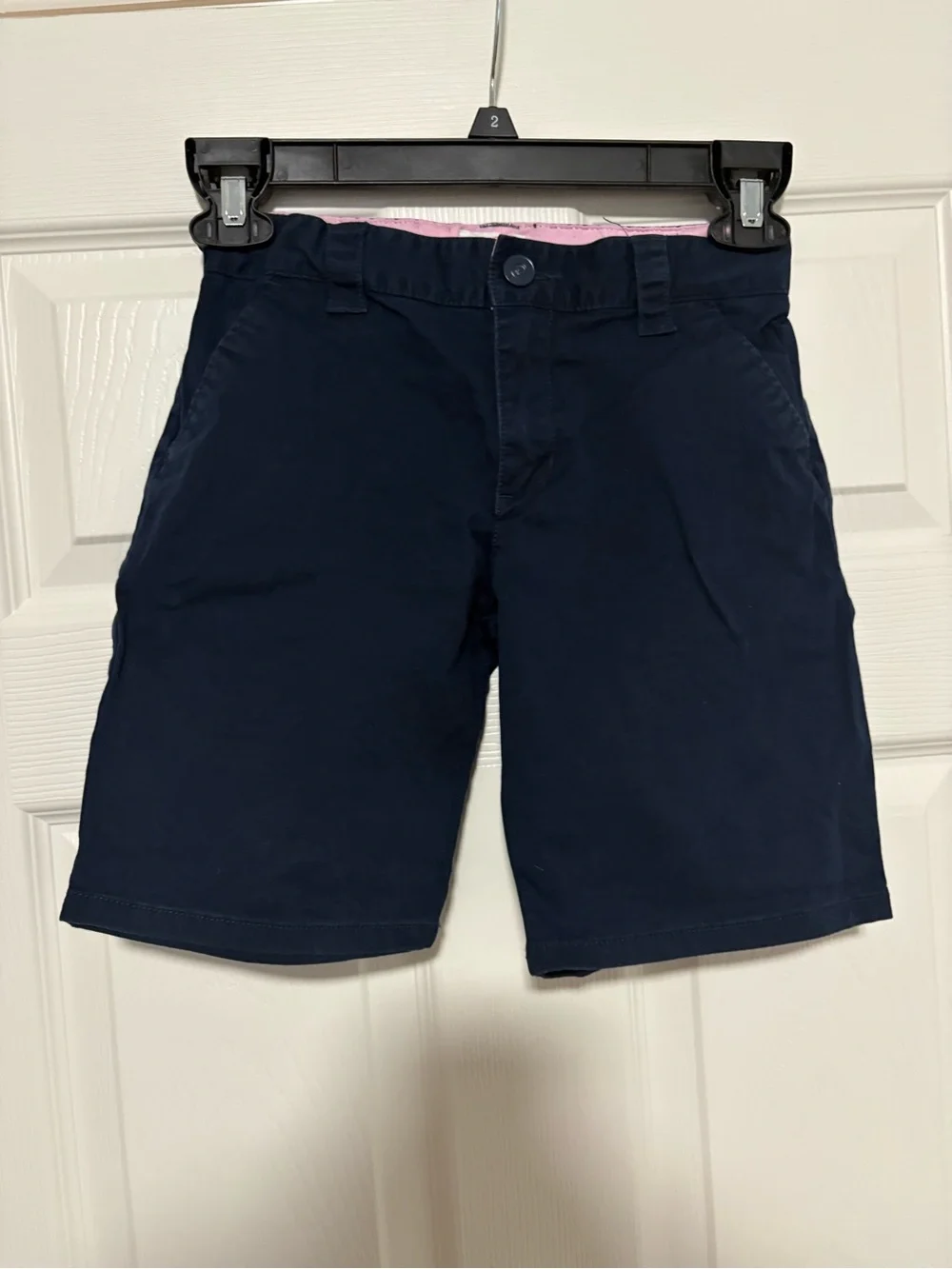 Cat & Jack Navy Flat Front Boys' Chino Shorts